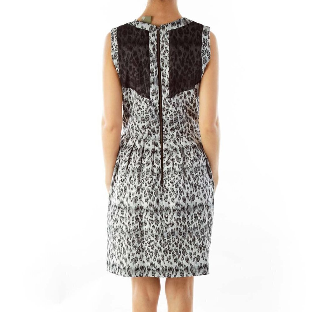 Taylor Gray Leopard Print Dress - Picture 3 of 3
